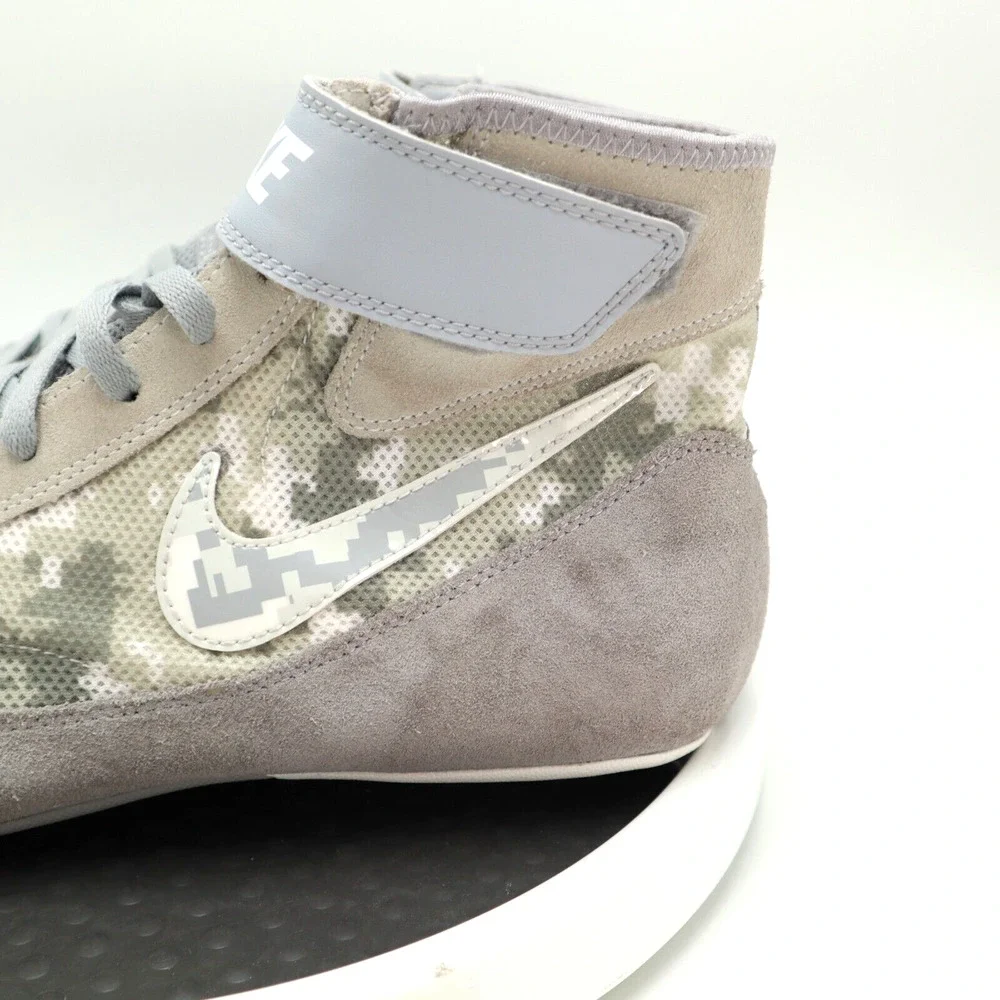 Nike Speedsweep VII Mens Size 11.5 Wrestling Shoes Gray Platinum Camo 366683-003